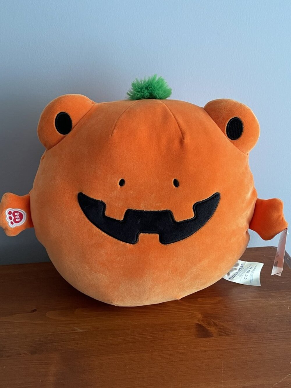 Build-A-Bear SKOOSHERZ Pumpkin Frog Plush
